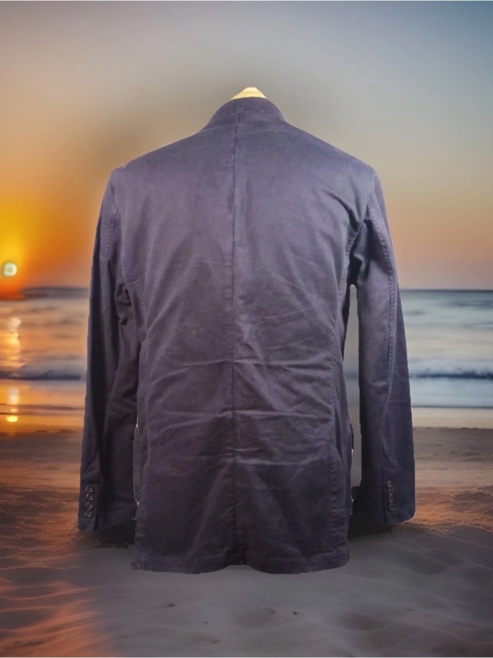 Ralph Lauren Navy Blazer with Embroidered Crest - Picture 5 of 11